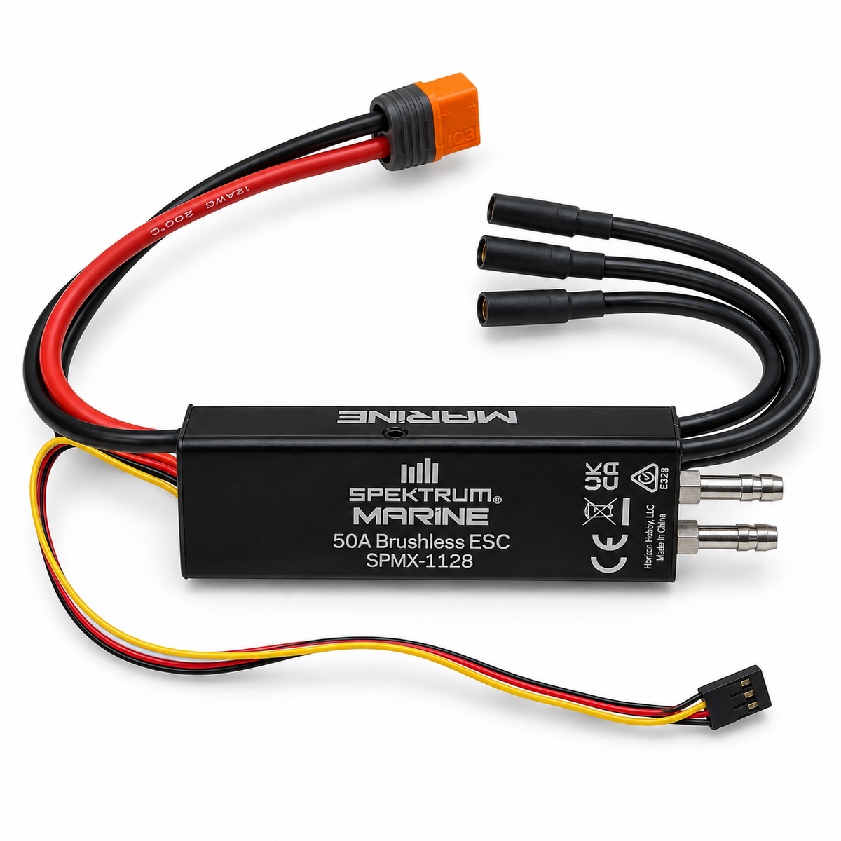 Spektrum SPMX-1128 Firma 50A Waterproof Marine ESC 3S-4S Brushless OEM