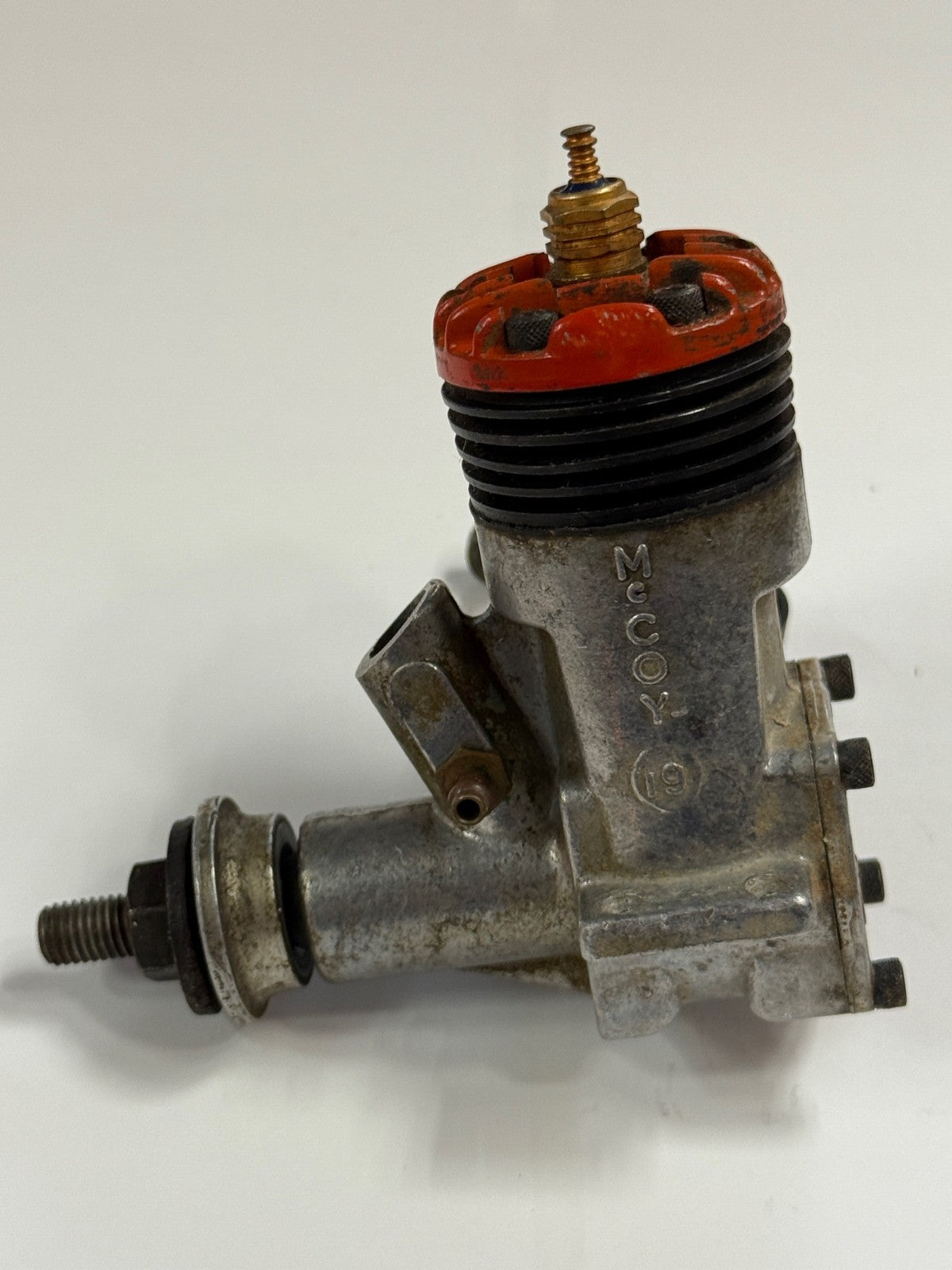 Really Nice Vintage Mccoy .19 19 Nitro CL Control Line FF Model Airplane Engine