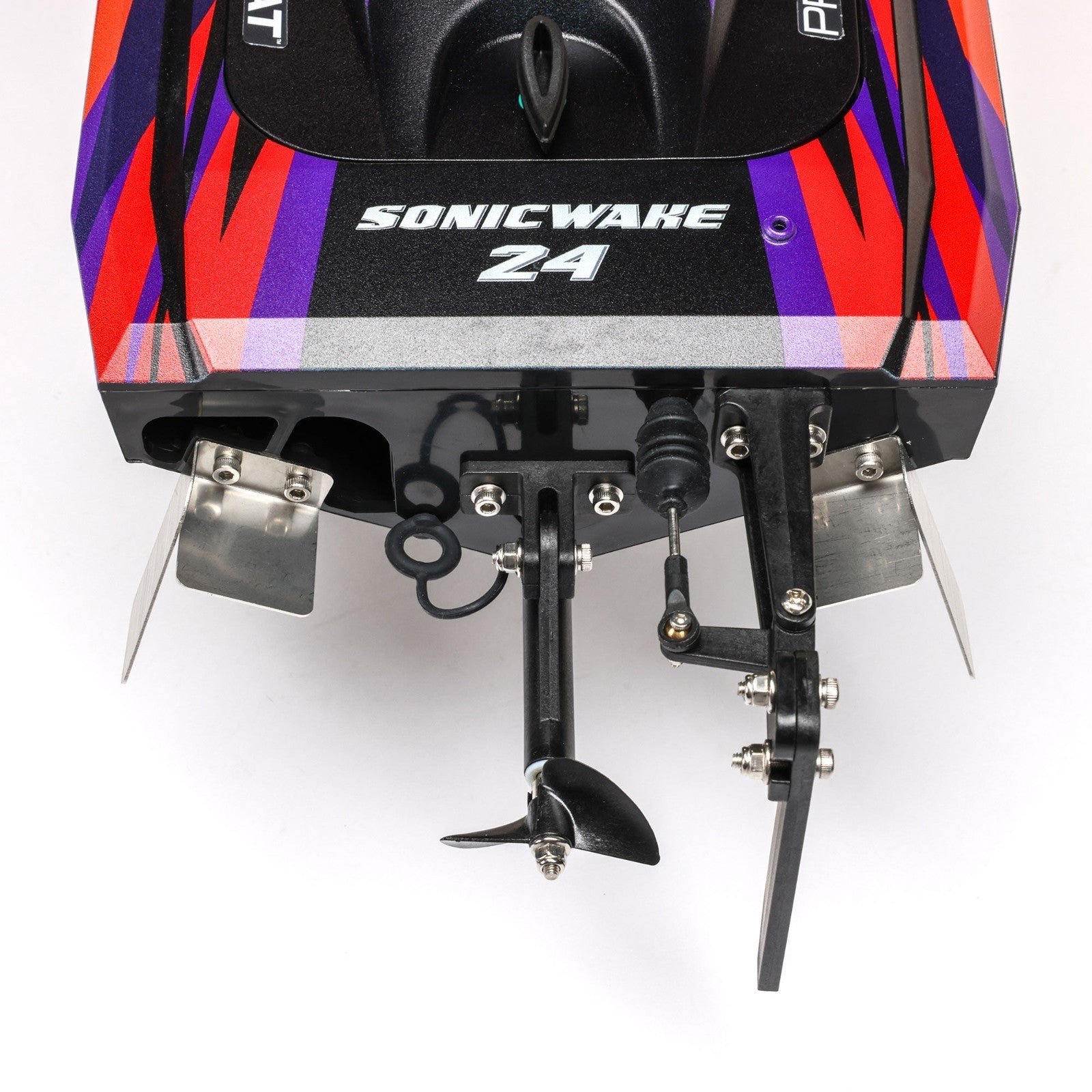 Sonicwake 24" Self-Righting Brushless Deep-V RTR (With Battery & Charger), Red