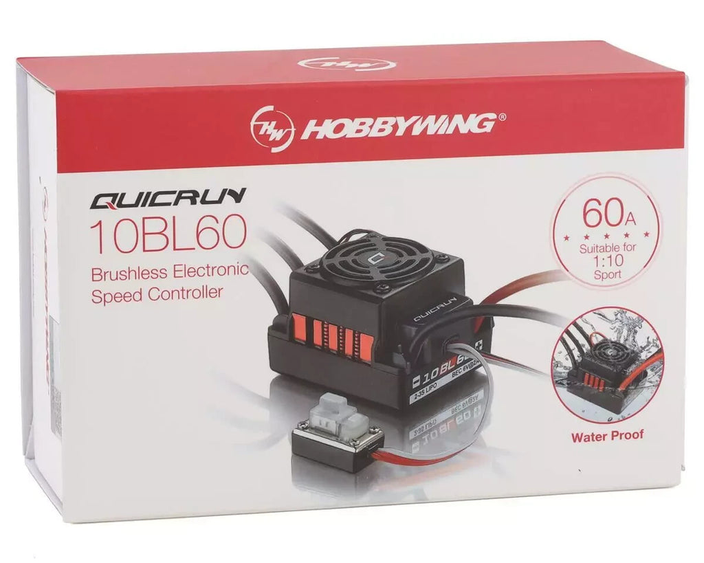 Hobbywing Quicrun WP-10BL60 Waterproof Sensorless Brushless ESC HWA30107100
