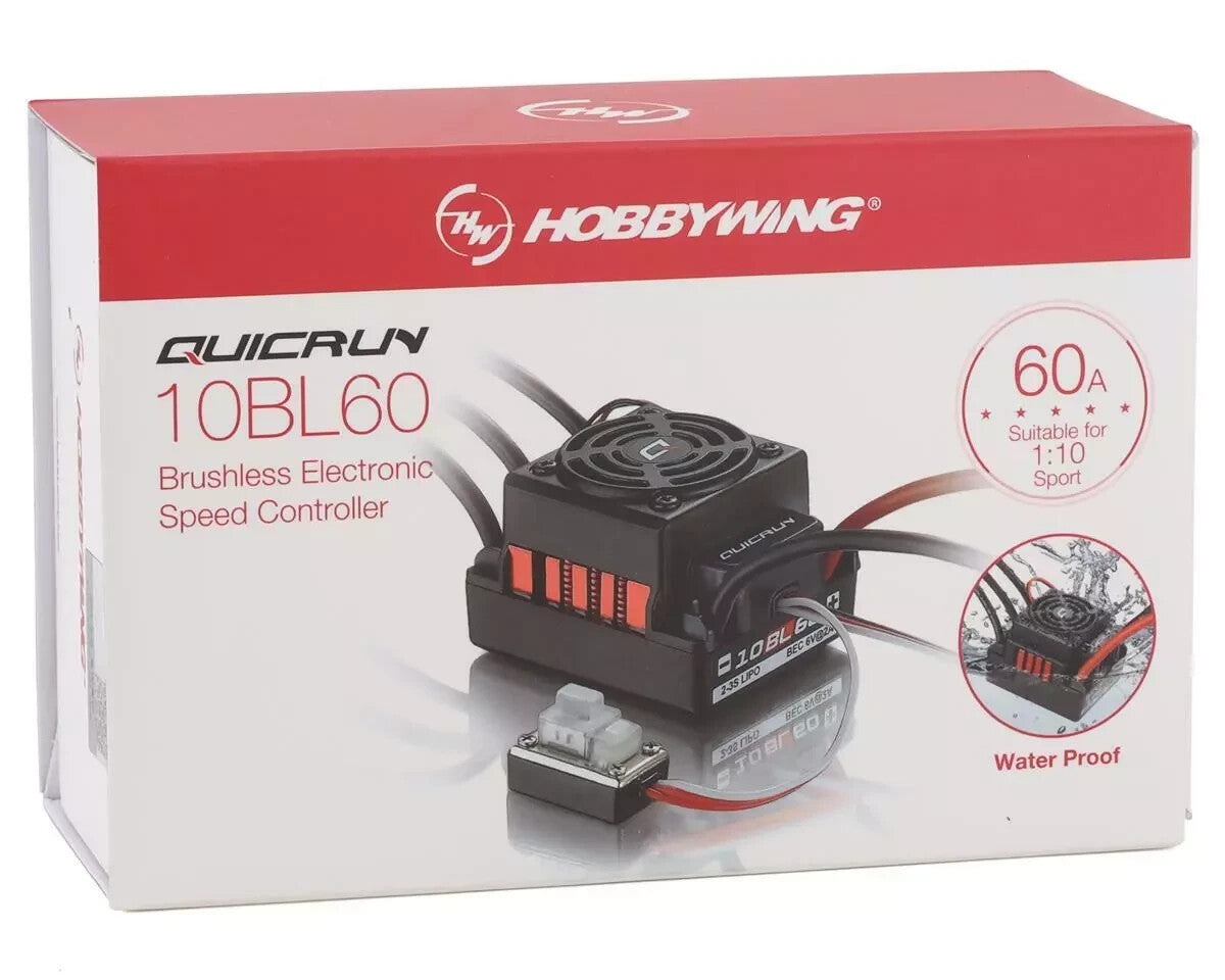 Hobbywing Quicrun WP-10BL60 Waterproof Sensorless Brushless ESC HWA30107100