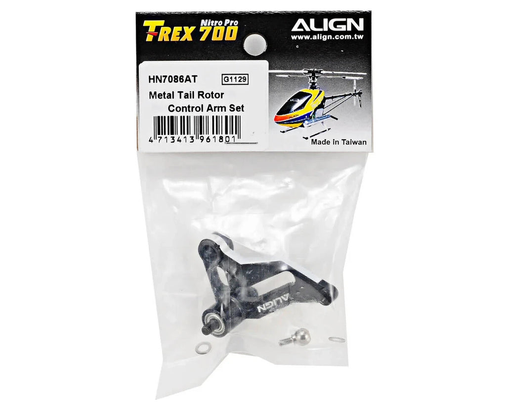 New Align 700 Size HN7086AT N7086A 7086AT 7086 Metal Tail Rotor Control Arm Set
