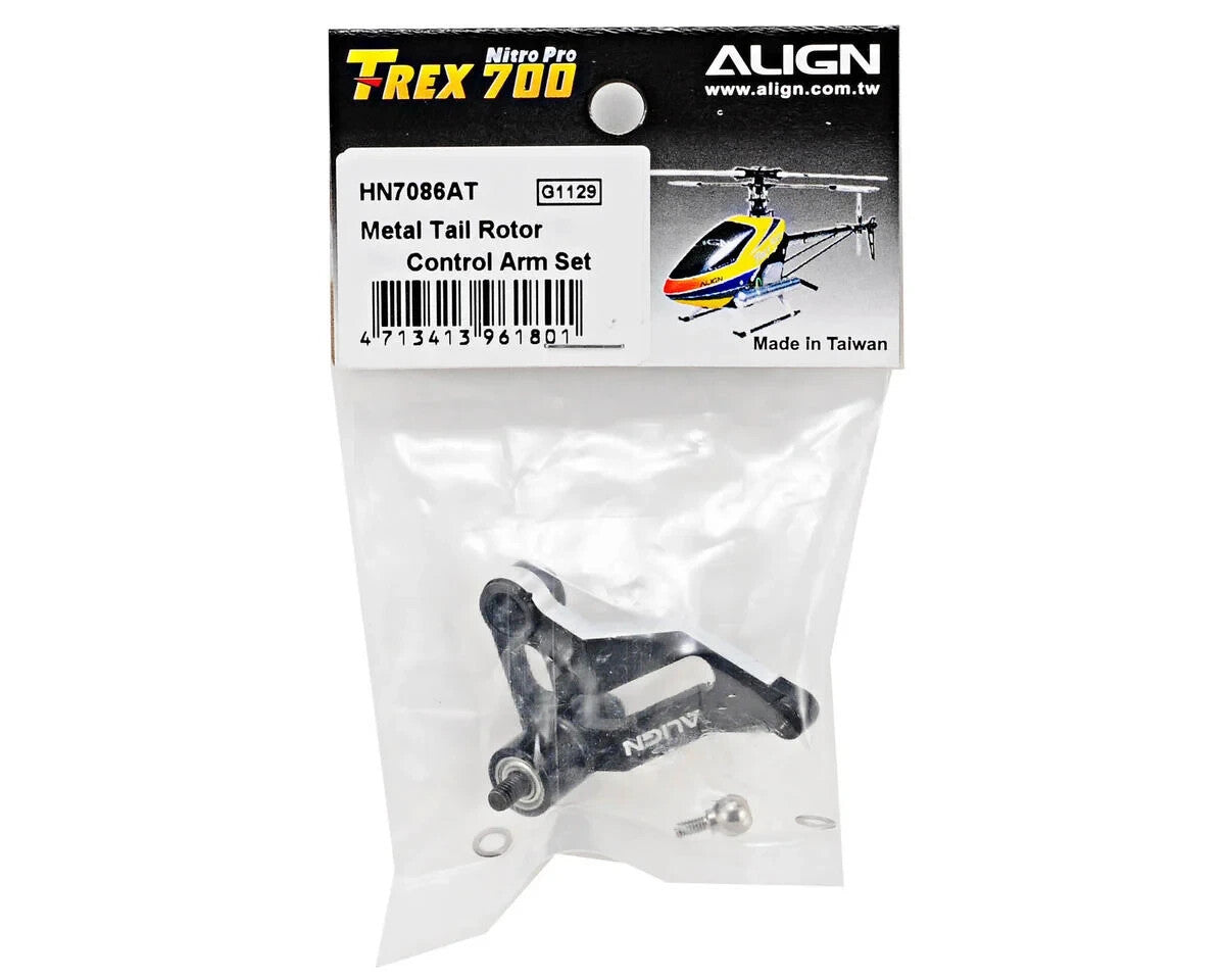 New Align 700 Size HN7086AT N7086A 7086AT 7086 Metal Tail Rotor Control Arm Set