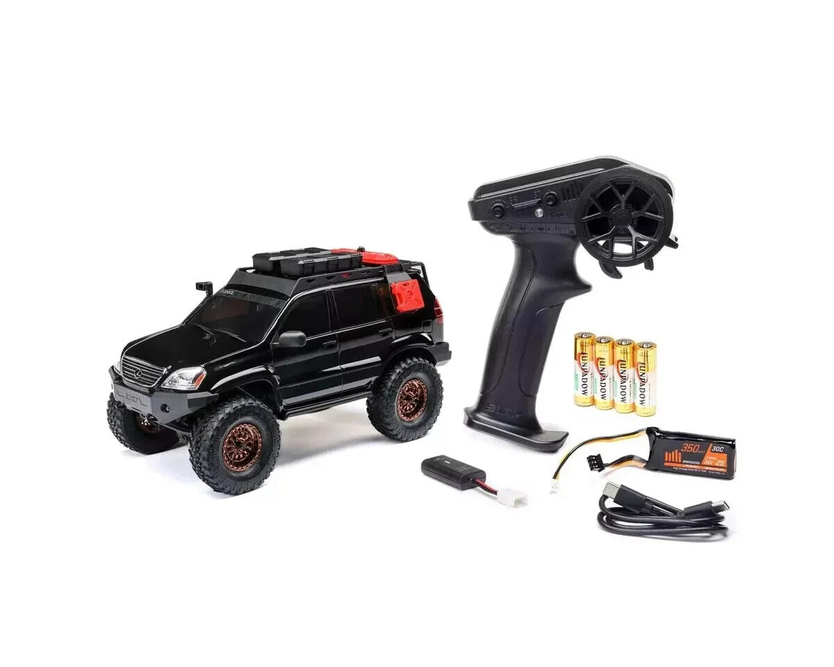 Axial SCX24 Lexus GX 470 1/24 4WD RTR Scale Mini Crawler Black AXI1532T3