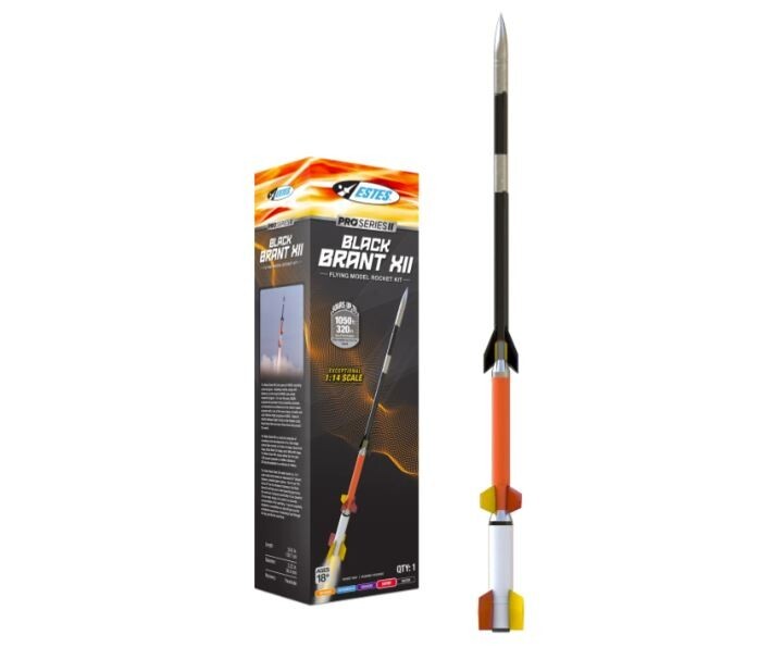 Estes Rockets Black Brant XII Flying Model Rocket Kit Skill Advanced EST9723