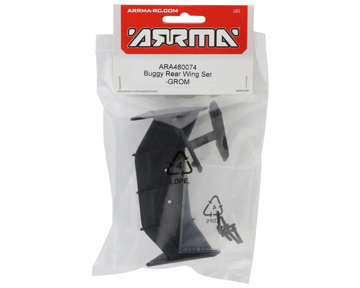 ARRMA Buggy Typhon Grom Rear Wing Set - GROM ARA480074 480074