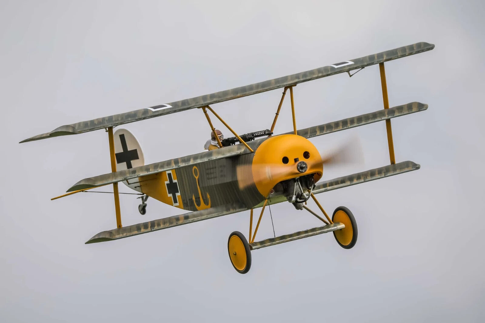 Balsa USA 1/4 Scale Fokker DR-1 DR1 Remote Control Balsa Wood Airplane Kit #421