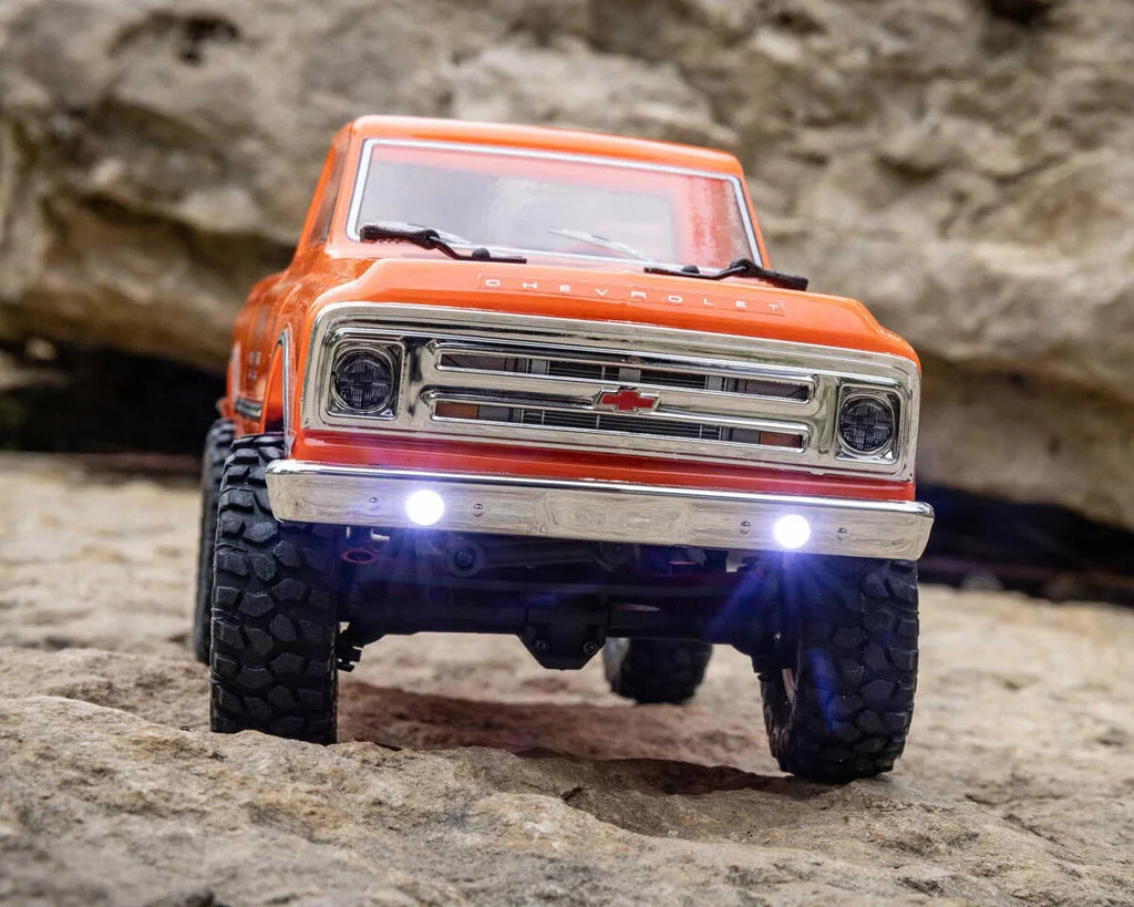 Axial SCX24 1967 Chevrolet C10 1/24 4WD RTR Scale Mini Crawler Orange w/ 2.4GHz