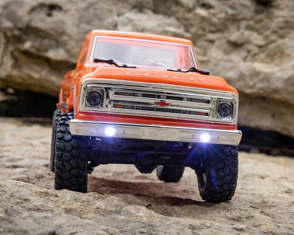 Axial SCX24 1967 Chevrolet C10 1/24 4WD RTR Scale Mini Crawler Orange w/ 2.4GHz