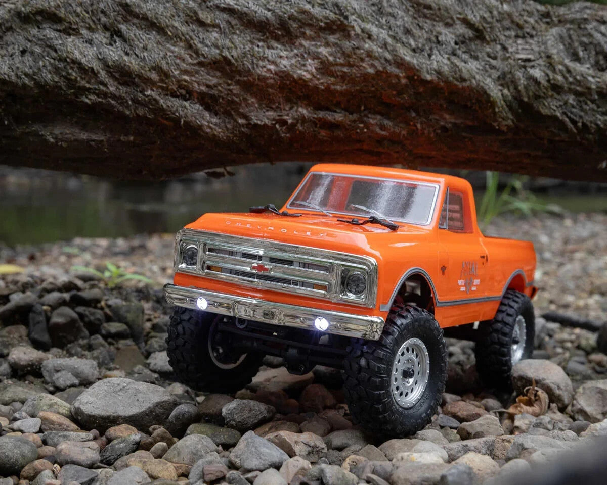 Axial SCX24 1967 Chevrolet C10 1/24 4WD RTR Scale Mini Crawler Orange w/ 2.4GHz
