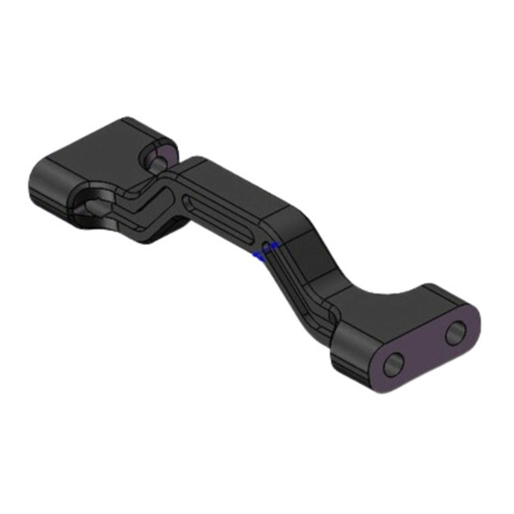 HOT RACING MMJ14CBB01 Aluminum Lower Chassis Cross Brace LOSI Mini LMT