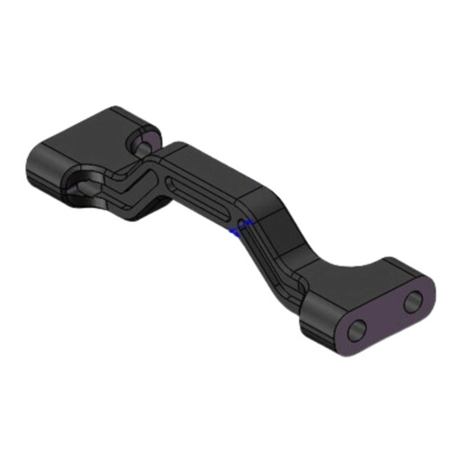HOT RACING MMJ14CBB01 Aluminum Lower Chassis Cross Brace LOSI Mini LMT