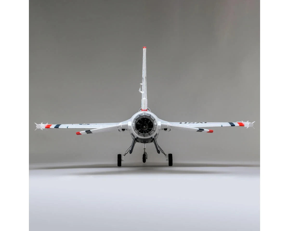 E-flite EFlite F-16 F16 70mm Thunderbirds EDF BNF Basic Jet Airplane AS3X & SAFE