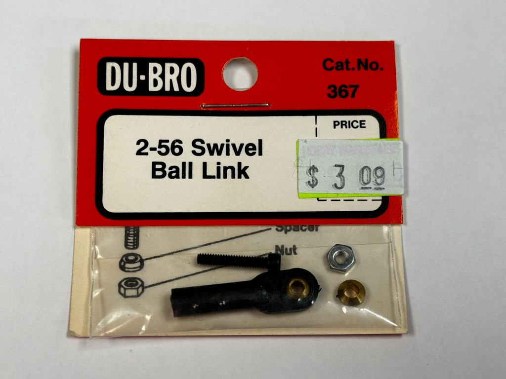 DuBro 367 2-56 256 RC Remote Control Model Airplane Swivel Ball Link [DUB367]