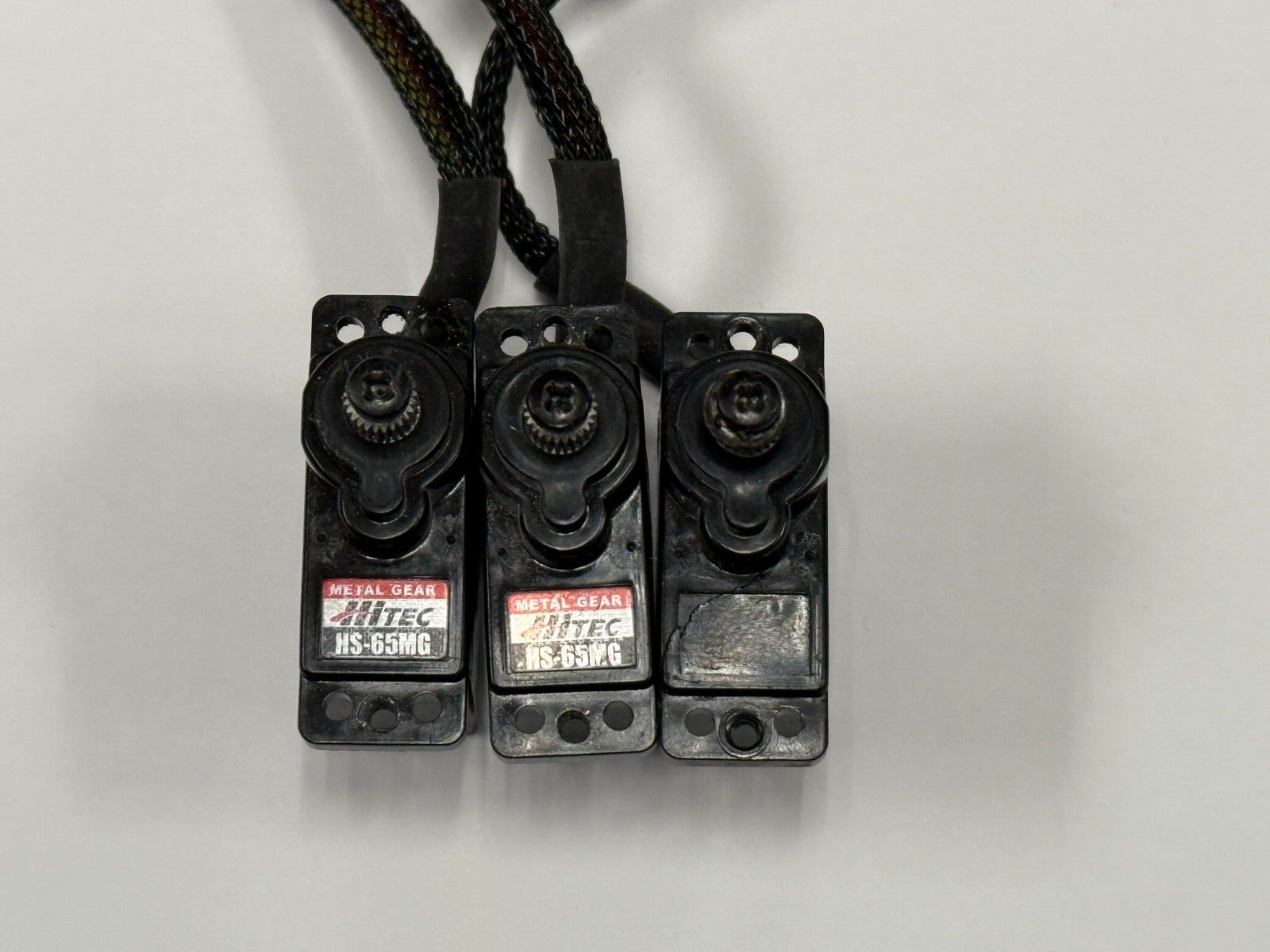 3x Hitec HS-65MG Mighty Metal Gear Feather Micro Servo U HS65MG / HS65 / 65MG 65