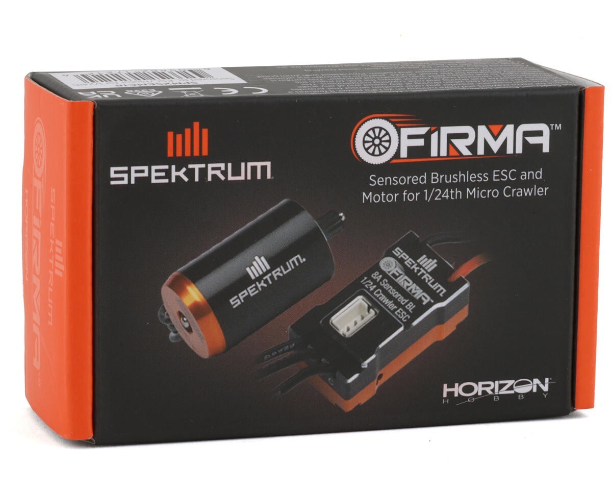 Spektrum RC Firma 8A 1/24 Rock Crawler Sensored Brushless Smart ESC/Motor Combo
