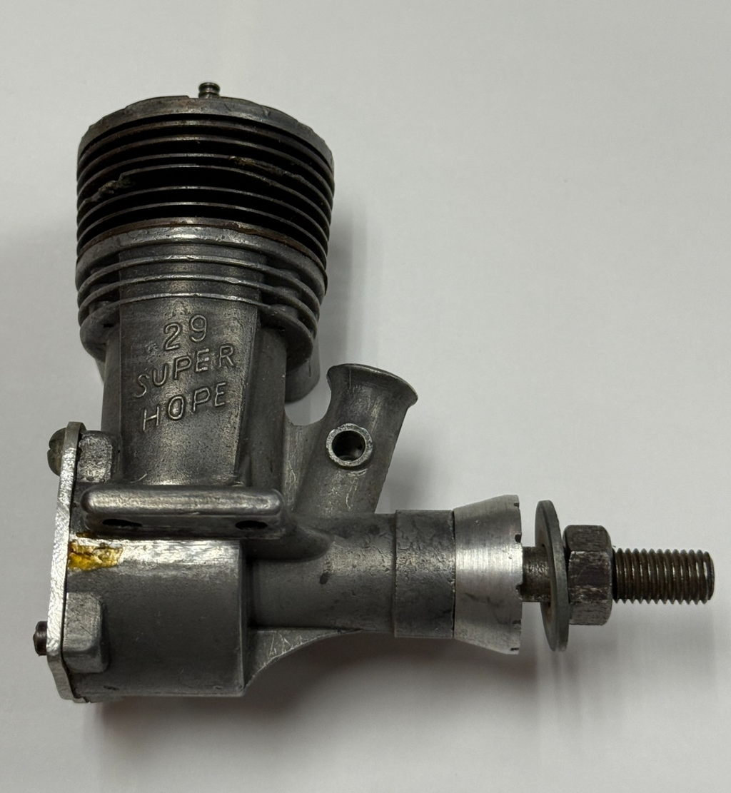 Vintage 1950's Hope Engineering Super 29 CL FF Free Flight Control Line Engine