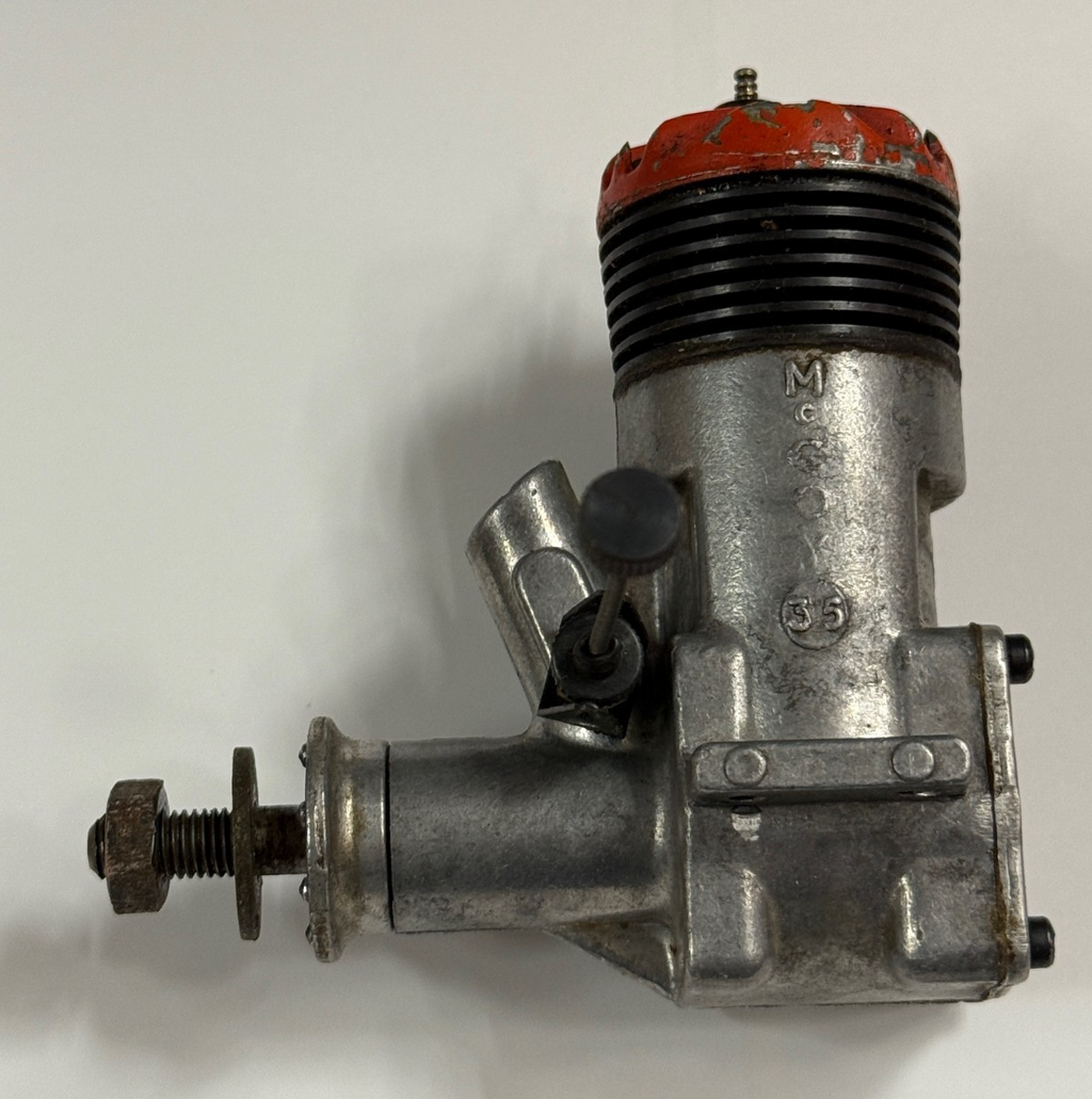 Really Nice Vintage Mccoy .35 35 Nitro CL Control Line FF Model Airplane Engine