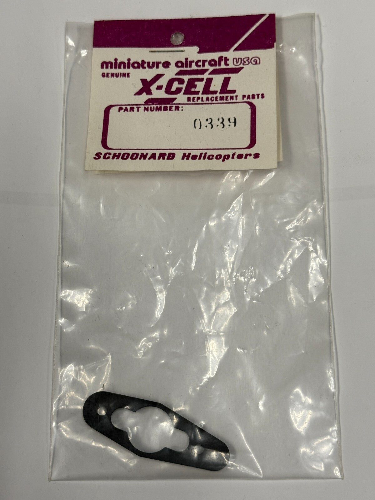 Miniature Aircraft X-Cell Xcell Replacement Part Aluminum Delta Plate 0339