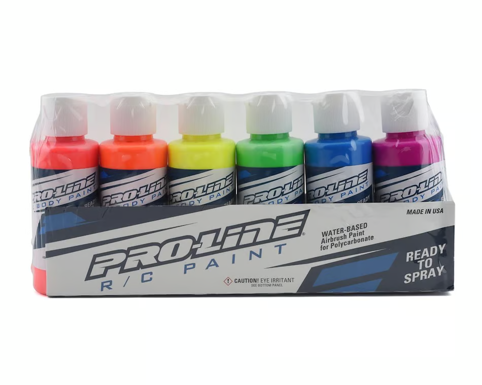 ProLine Racing RC Body Paint Fluorescent Color 6 Pack PRO632303