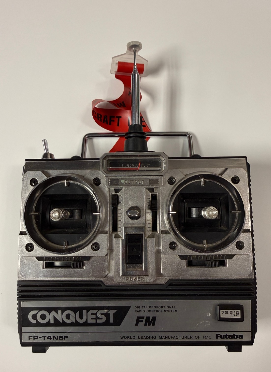 Vintage Conquest FP-T4BF FM 72mhz RC Remote Control Transmitter