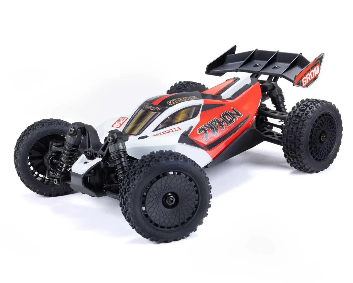 Arrma Typhon Grom MEGA 4WD 380 Brushed 1/18 Buggy RTR Red ARA2106T1