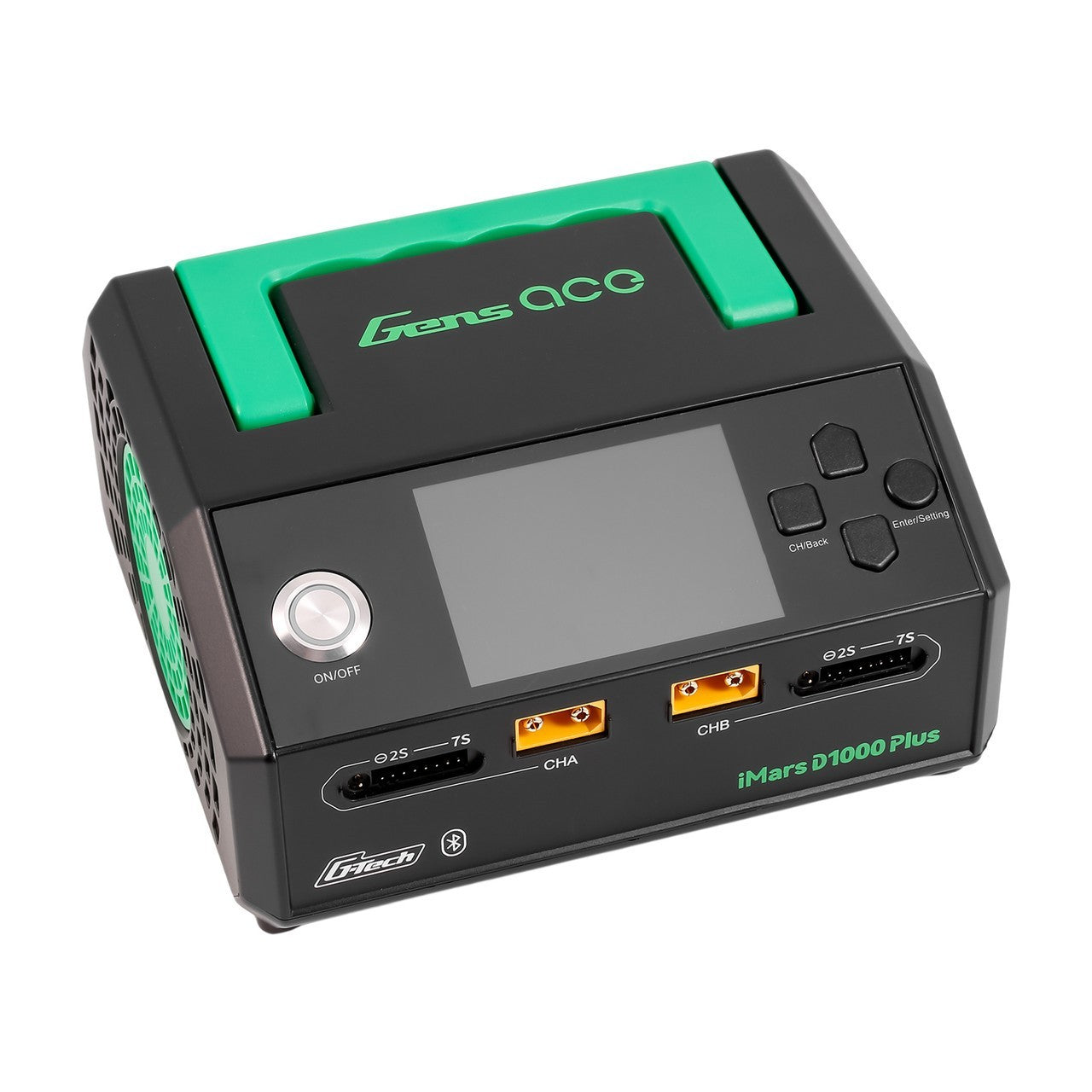Gens Ace iMars D1000 Plus Smart RC Battery Charger Dual Channel AC 1000W  G-Tech