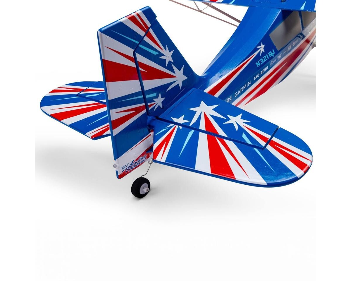 E-flite EFlite Decathlon RJG 1.2m BNF Bind in Fly Basic Electric Airplane SAFE