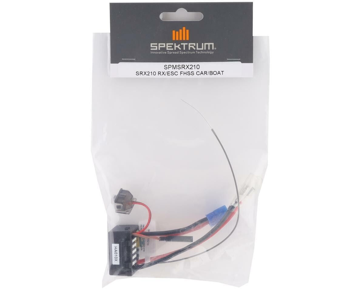 Spektrum RC SRX210 FHSS 2-Channel Receiver & ESC Speed Control SPMSRX210 :YetiJR