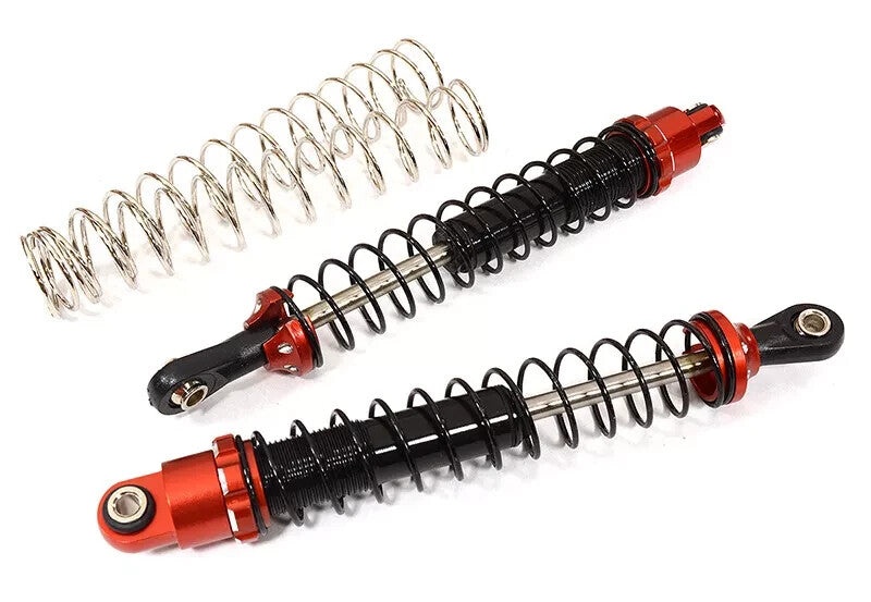 Billet Machined Red Shock Set (2) for 1/10 Scale Off-Road R/C (L=100mm)