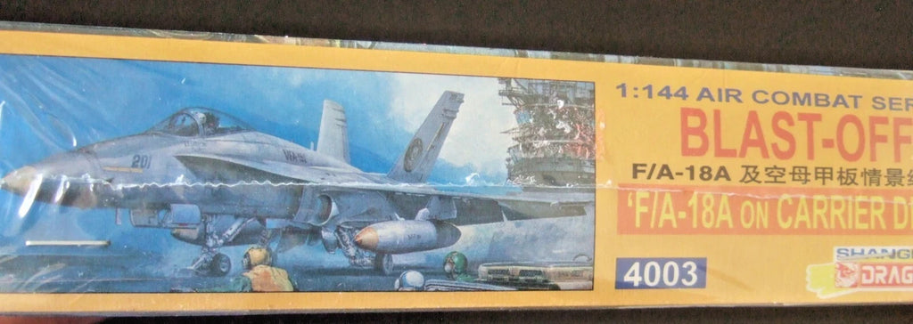 SHANGHAI DRAGON BLAST-OFF 'F/A-18A on Carrier Deck 1:144 Air Combat Series 4003