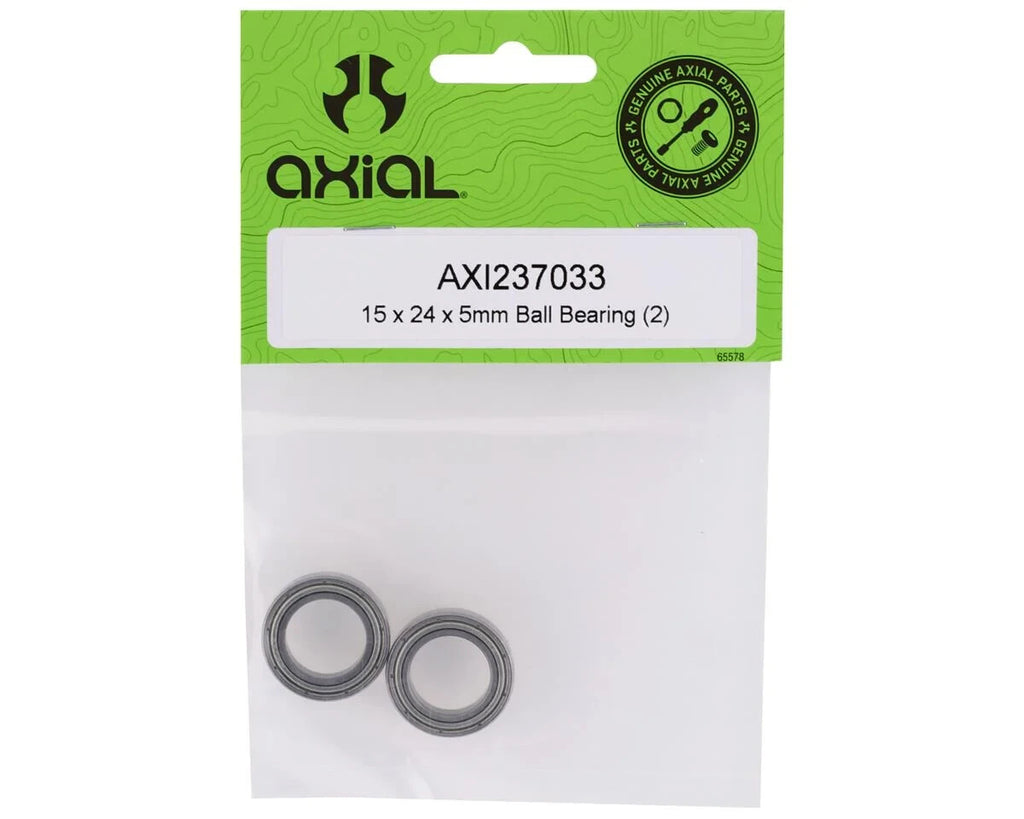 Axial 1/6th Scale 15x24x5mm Ball Bearings (2) - AXI237033 Jeep Honcho