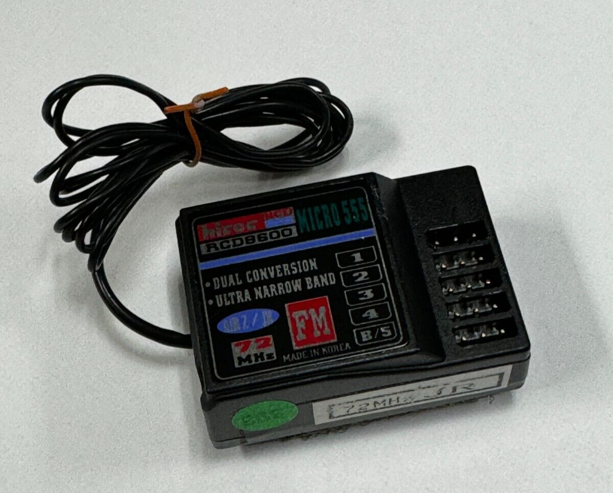 Excellent Hitec 555 Mico Positive Shift 72mhz RC Airplane Receiver JR Airtronics