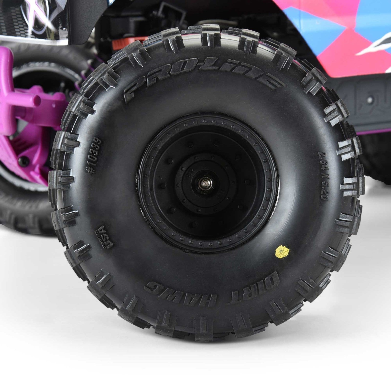 ProLine Dirt Hawg 2.0 F/R 2.6" MT Tires Stock Wheel For ARRMA QUAKE PRO1033910
