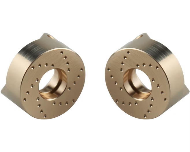 SXTY21H - Brass Front Steering Block SCX30
