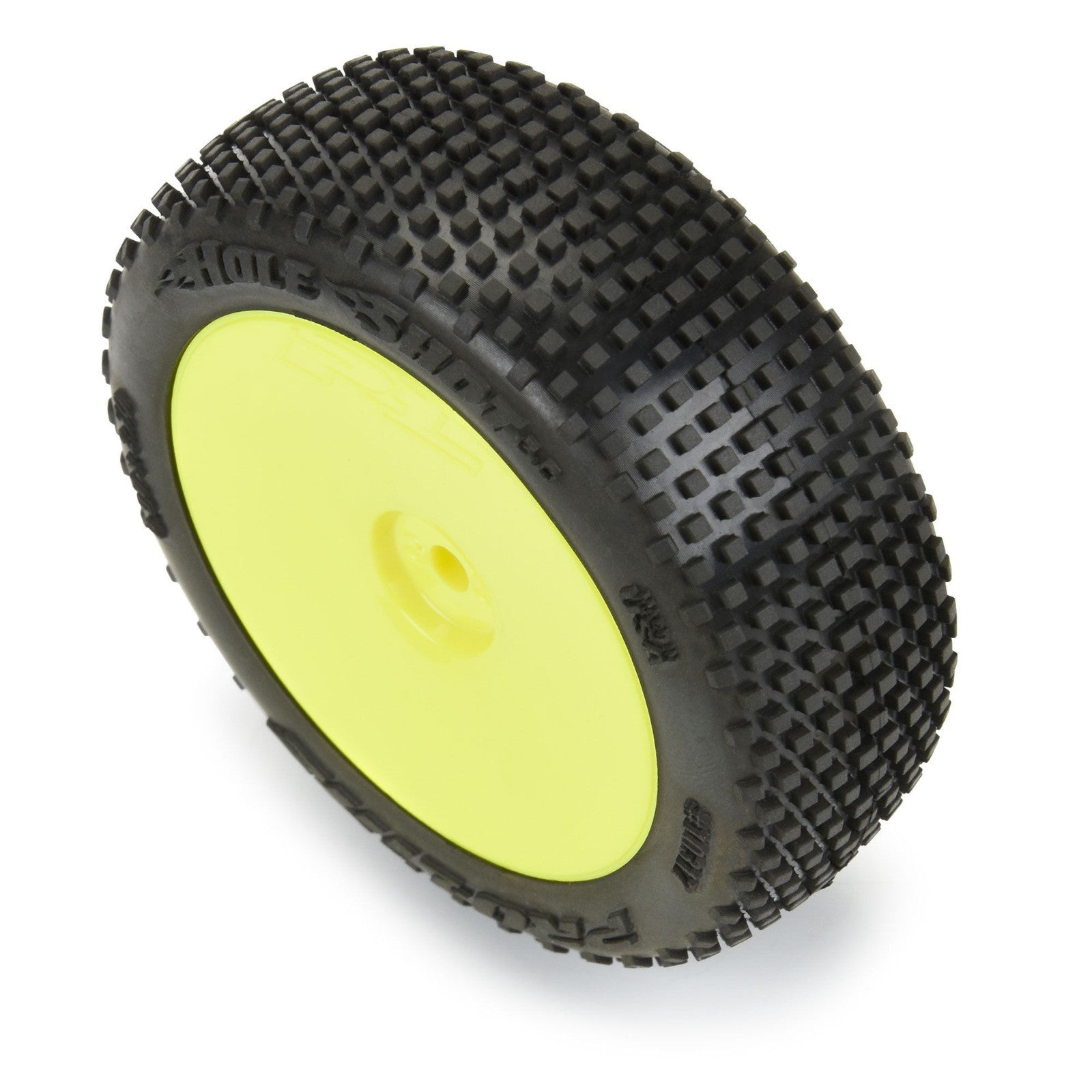 PRO1031713 1/14 Hole Shot 3.0 F/R Tire MTD 12mm Yellow Velocity (4): Typhon GROM