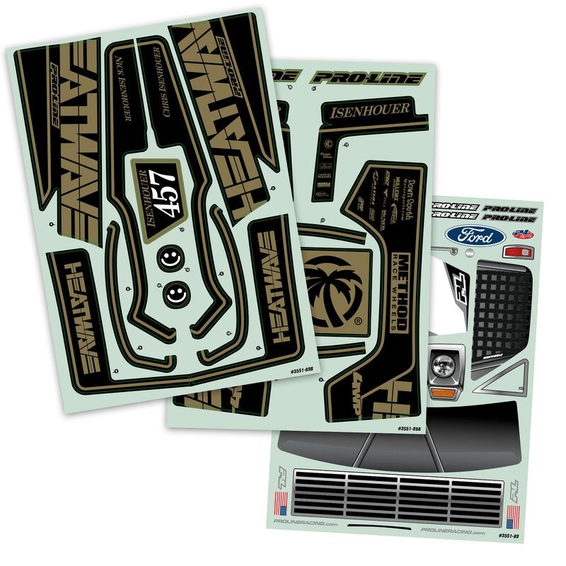 Proline Racing PRO355118 Pre-Cut 1967 Ford F-100 (Black) RC Truck Body for SC