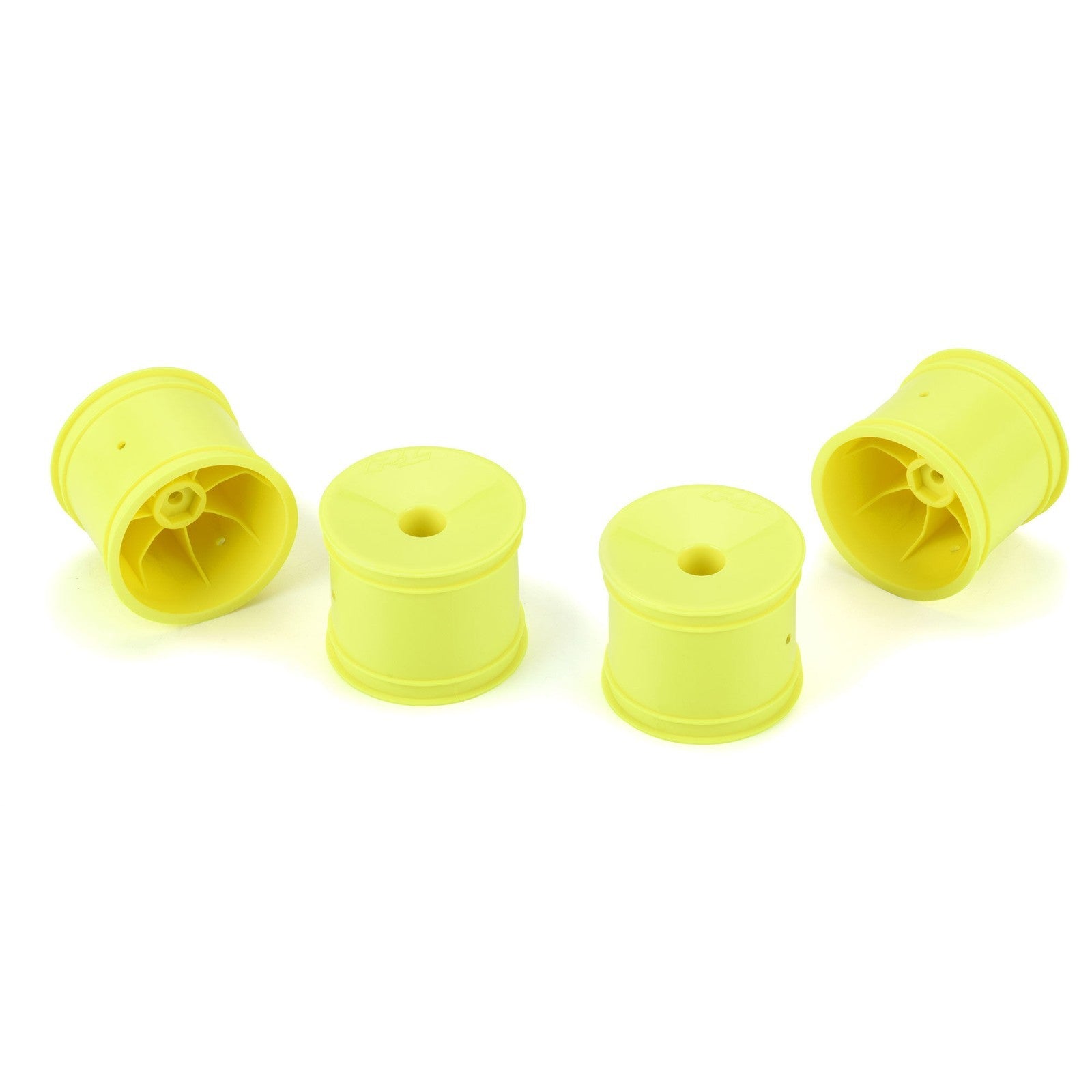 ProLine 1/10 Velocity F/R 2.2" 12mm Truck Wheels (4) Yellow Losi 22X-T & T6.4