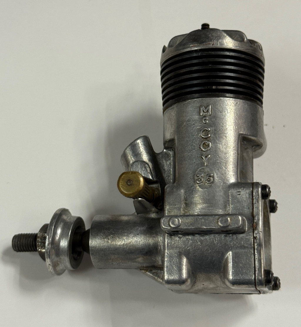 Really Nice Vintage Mccoy .35 35 Nitro CL Control Line FF Model Airplane Engine