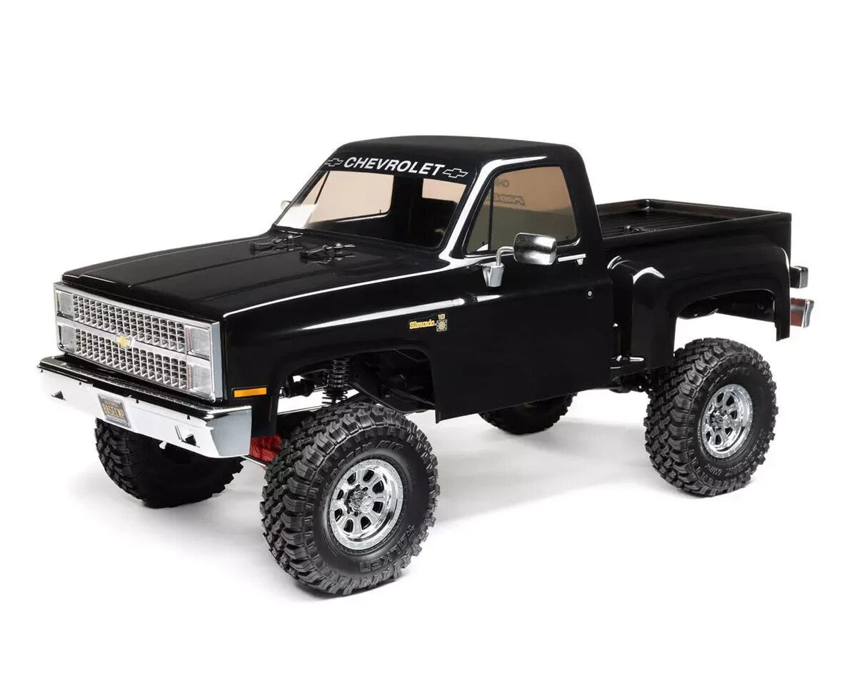 Axial AXI03030T2 1/10 Scale SCX10 III Base Camp 1982 Chevy K10 4X4 RTR, Black