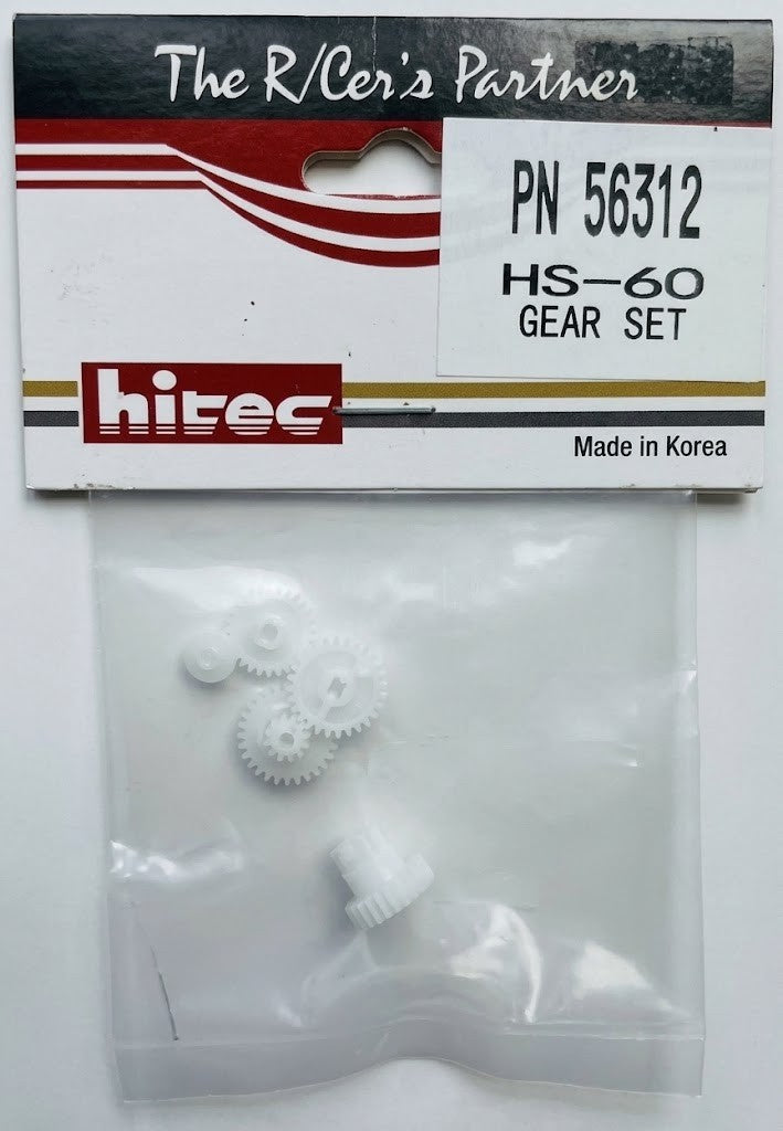 Hitec HRC56312 HS-60 Micro Servo Gear Set Replacement Gears RC 56312