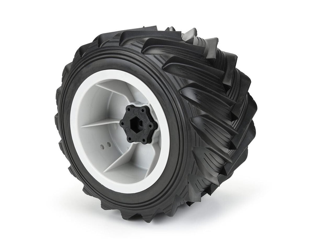 Pro-Line Demolisher 2.6/3.5" Pre-Mounted Monster Truck Tires (Grey) (2) w/12mm
