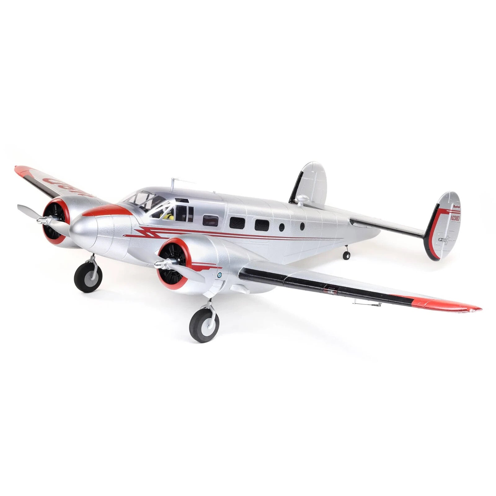 E-flite EFlite Beechcraft D18 1.5m Plug in Play PNP Electric RC Airplane
