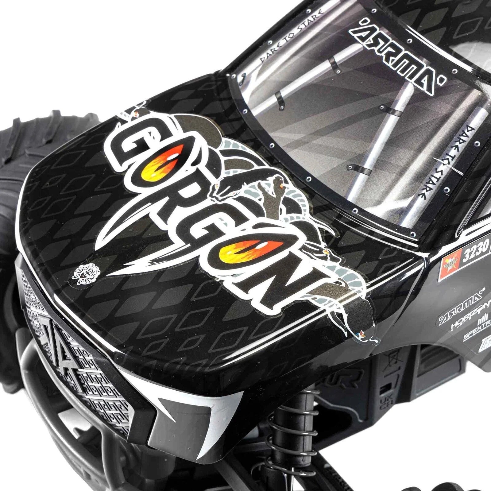 ARRMA Gorgon ARA3230ST3 2WD 1/10 Scale RC RTR Truck Gunmetal Battery & Charger