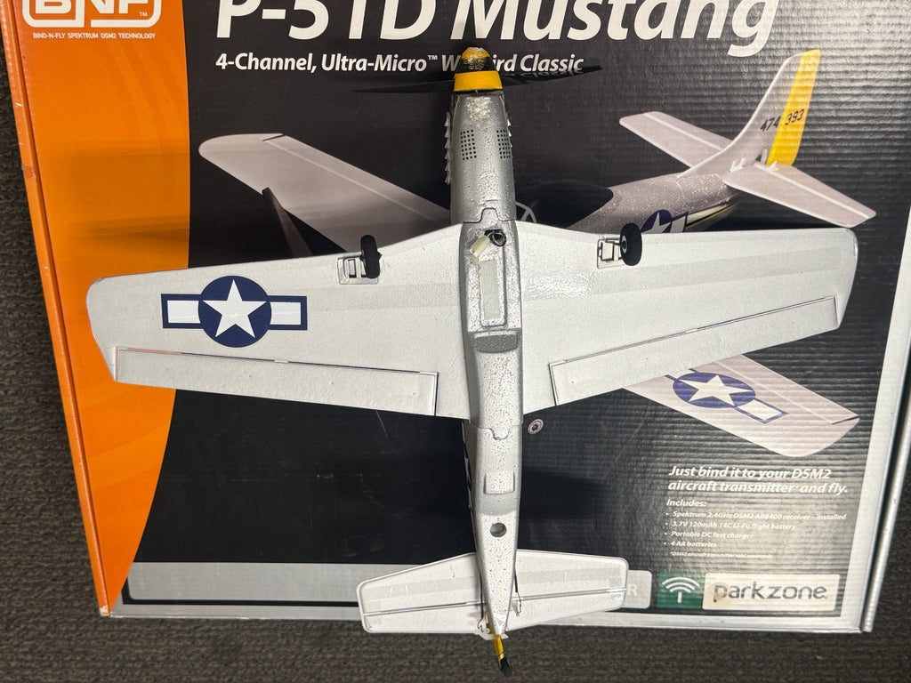 Excellent Parkzone P-51 P51 P-51D Mustang RC Electric BNF Airplane PKZ3680