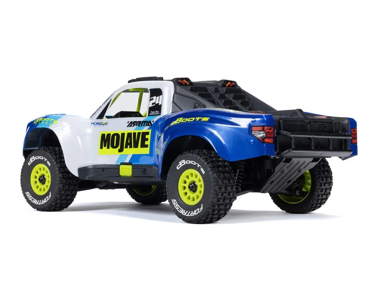 Arrma Mojave Grom MEGA 4WD 380 Brushed 1/18 Electric Desert Truck RTR Blue/White
