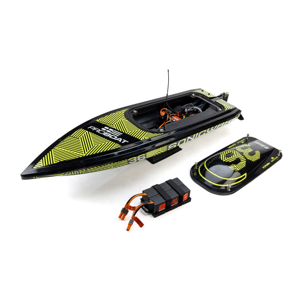 Pro Boat PRB-2171T1 Sonicwake 36 V3 Self-Righting Brushless 8S RTR Black