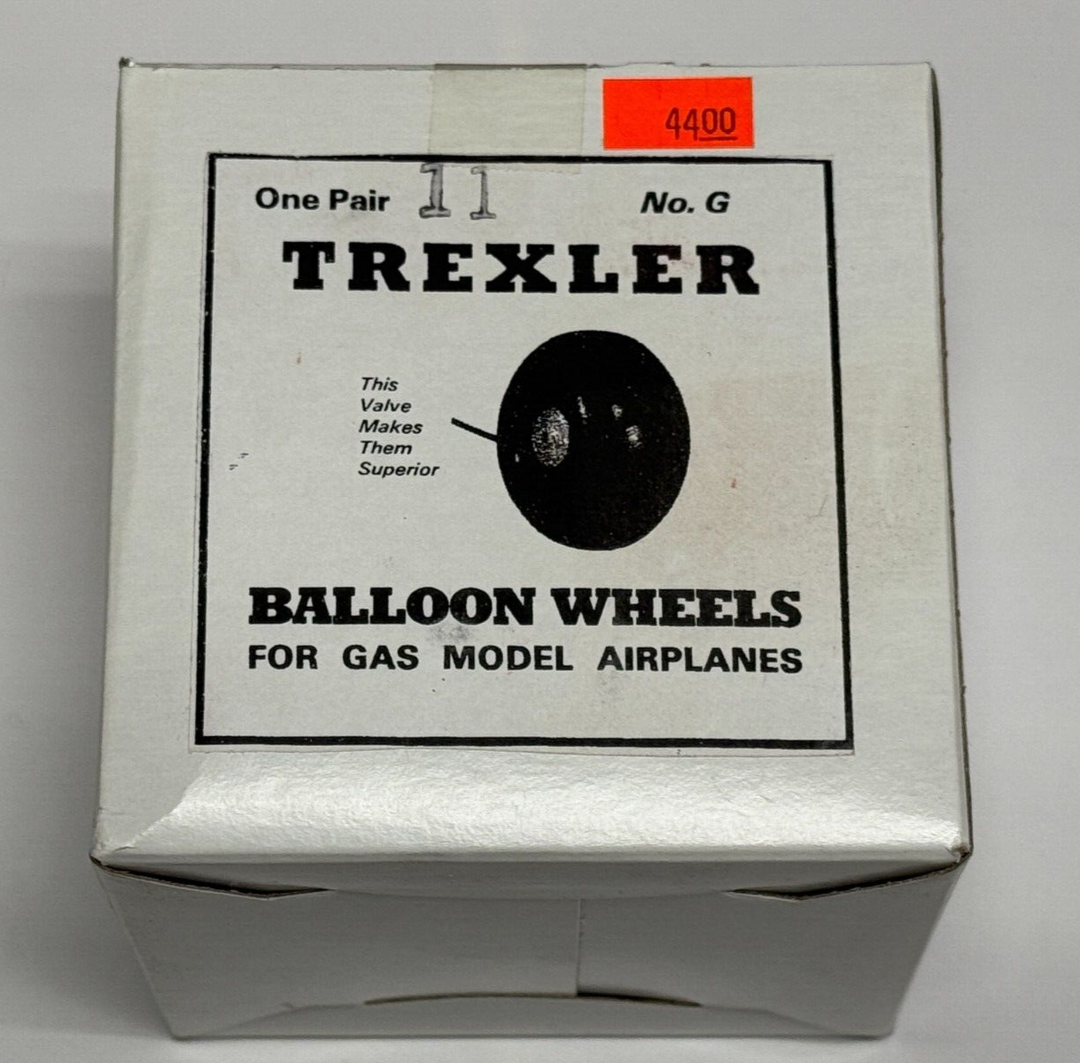 New Trexler #11G 11 #11 – 4.5 in. Vintage Balloon RC Airplane Wheels (Pair)