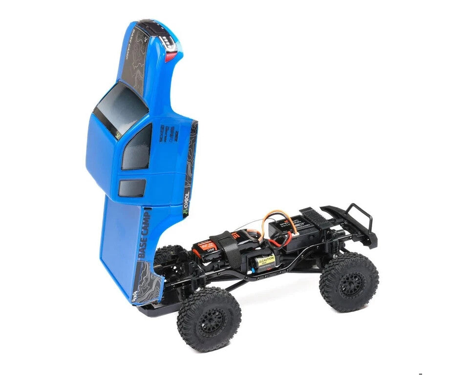 Axial SCX24 Base Camp 1/24 4WD RTR Scale Mini Rock Crawler Blue AXI-1219T2