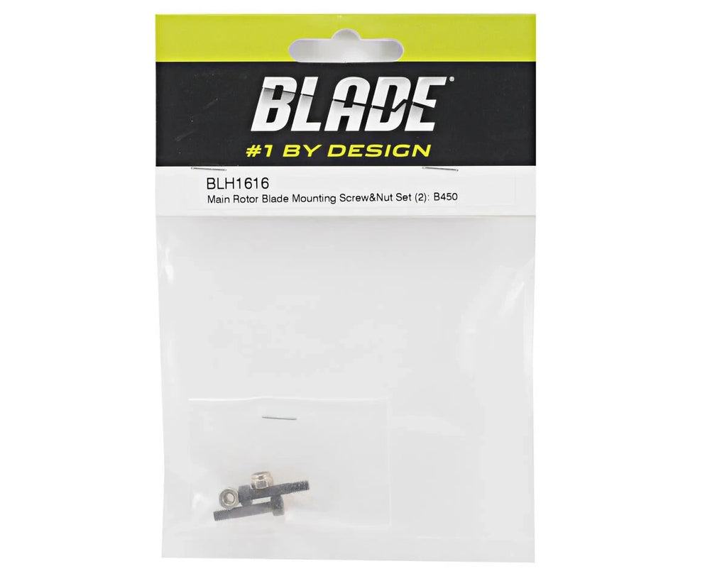 Blade RC Helicopter Main Rotor Blade Mounting Screw & Nut Set (2) 450X BLH1616